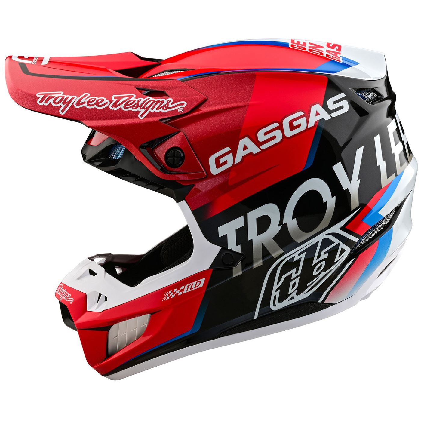 Troy Lee Designs 2025 Motocross Helmet SE5 Composite Gas Gas Fumes
